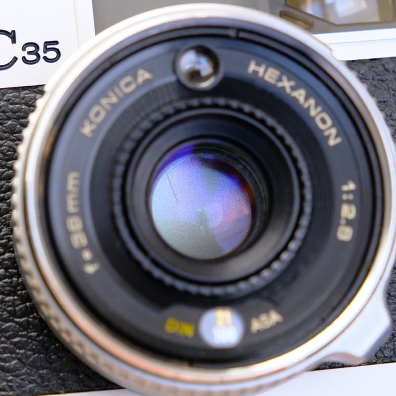 【整備品】KONICA C35 E&L コニカ 美品　フィルター付