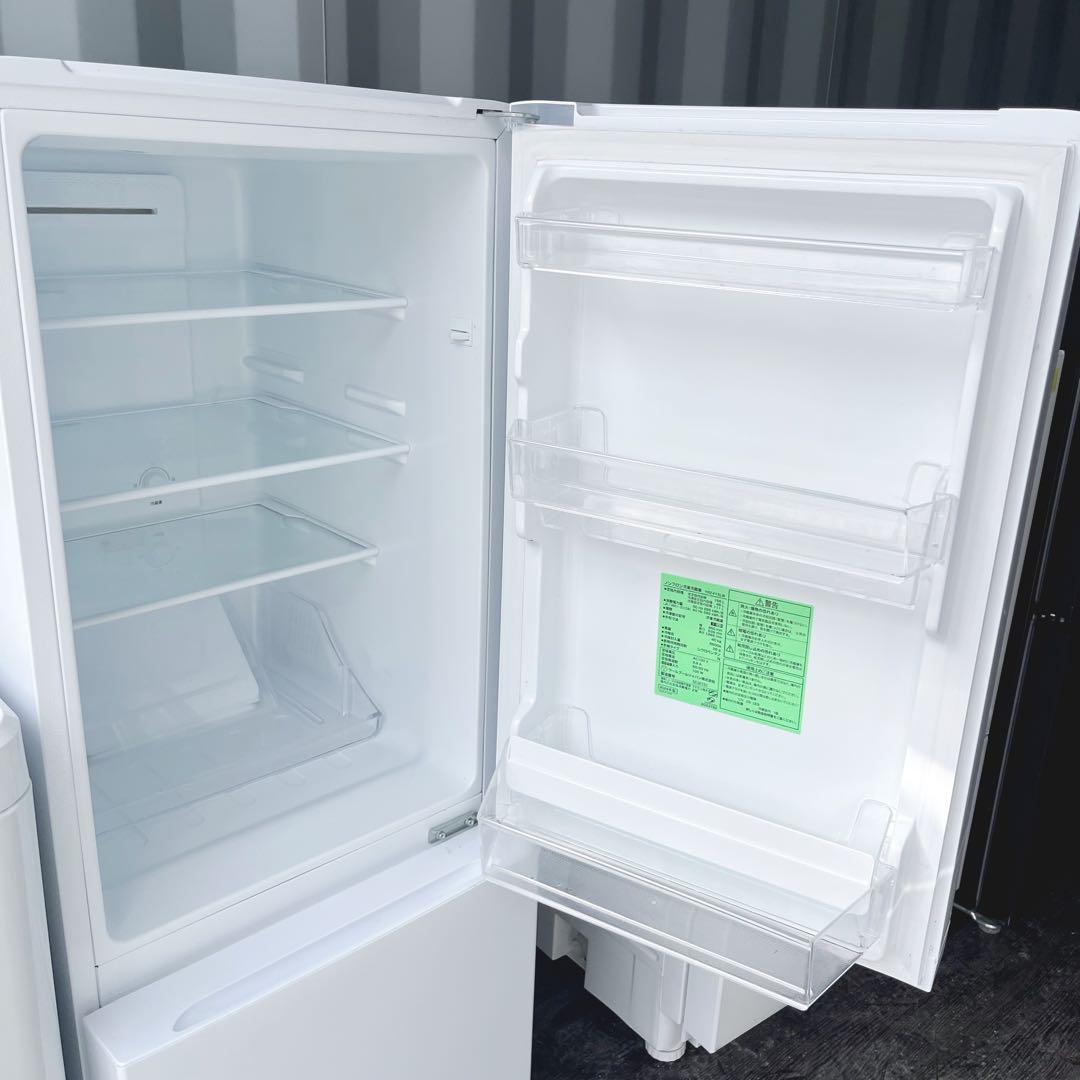 147取付無料！2024年製！シンプルホワイトインテリア冷蔵庫7kg洗濯機！