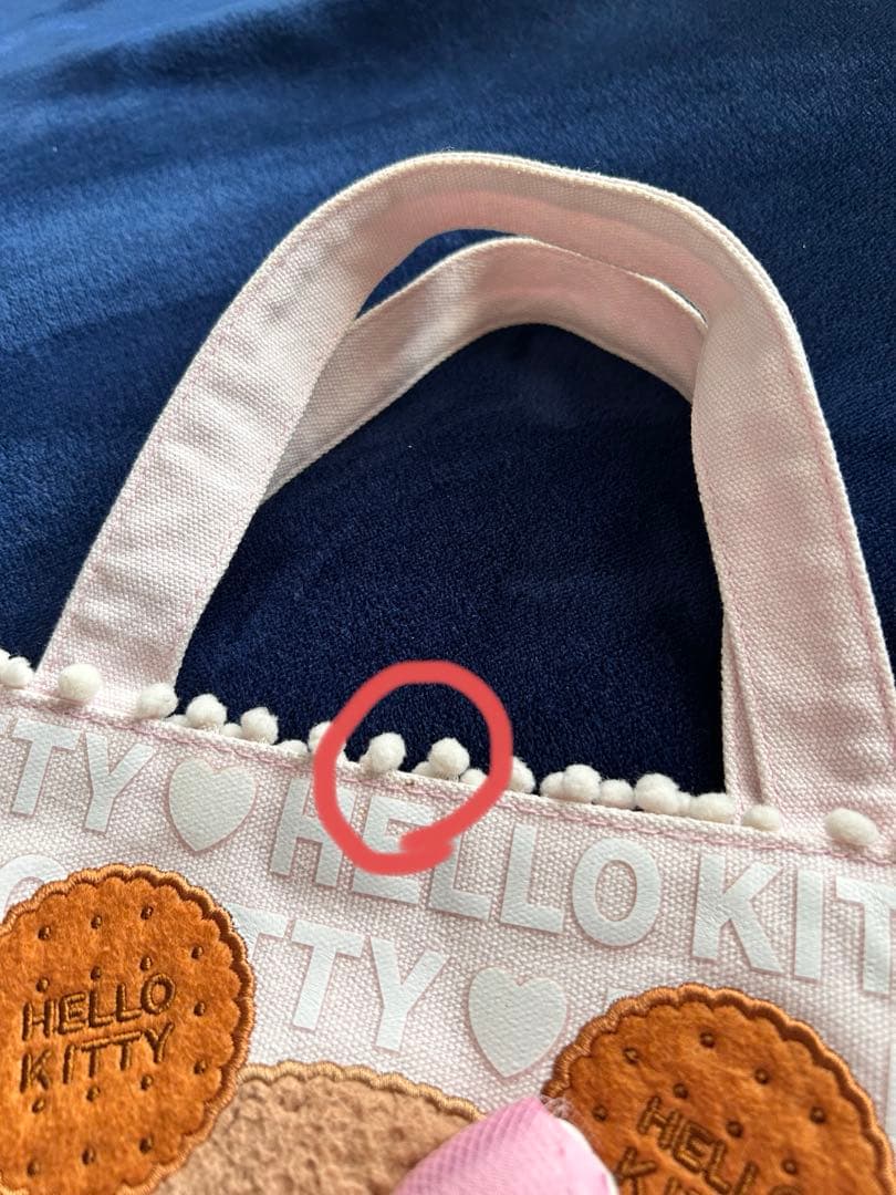 ハローキティ キティーちゃん　サンリオ　ビスケット　トート　中古