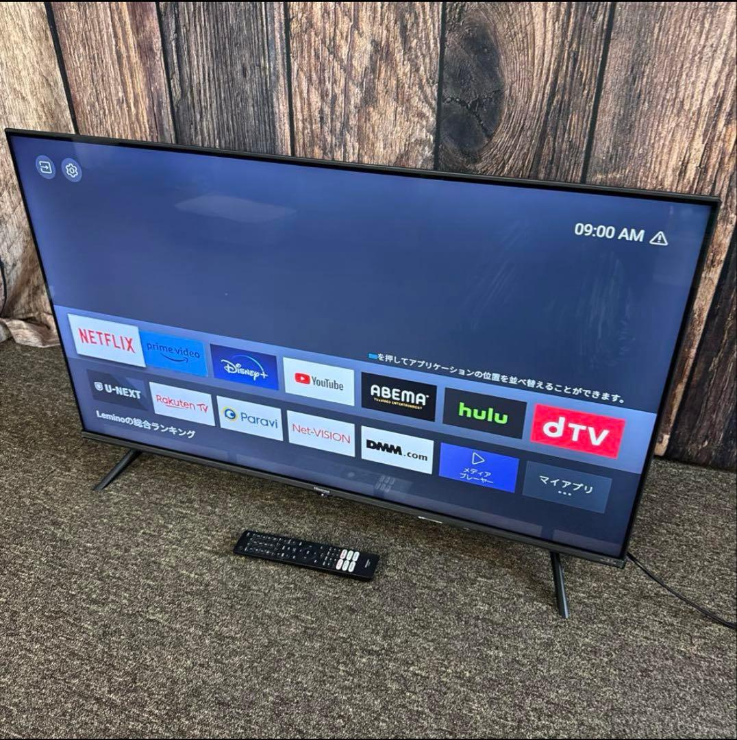 ハイセンス hisense 43型 スマートテレビ 43A6G 21年製