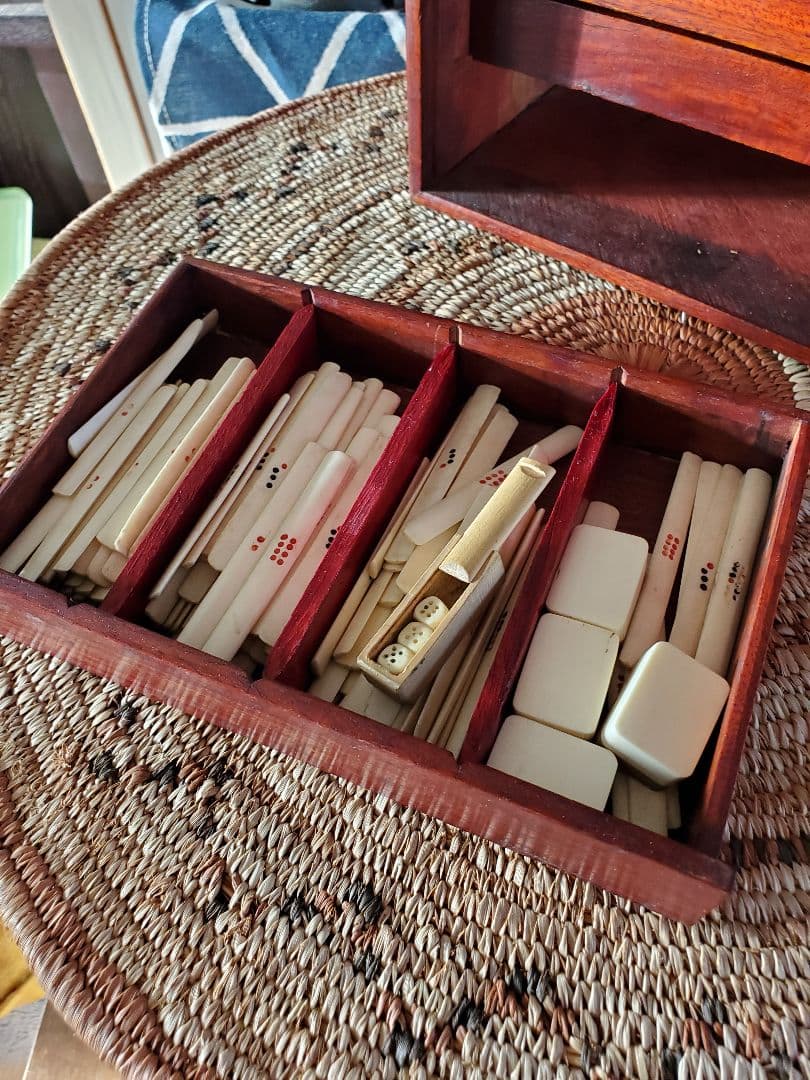 アンティーク麻雀牌 銘：無 骨牌