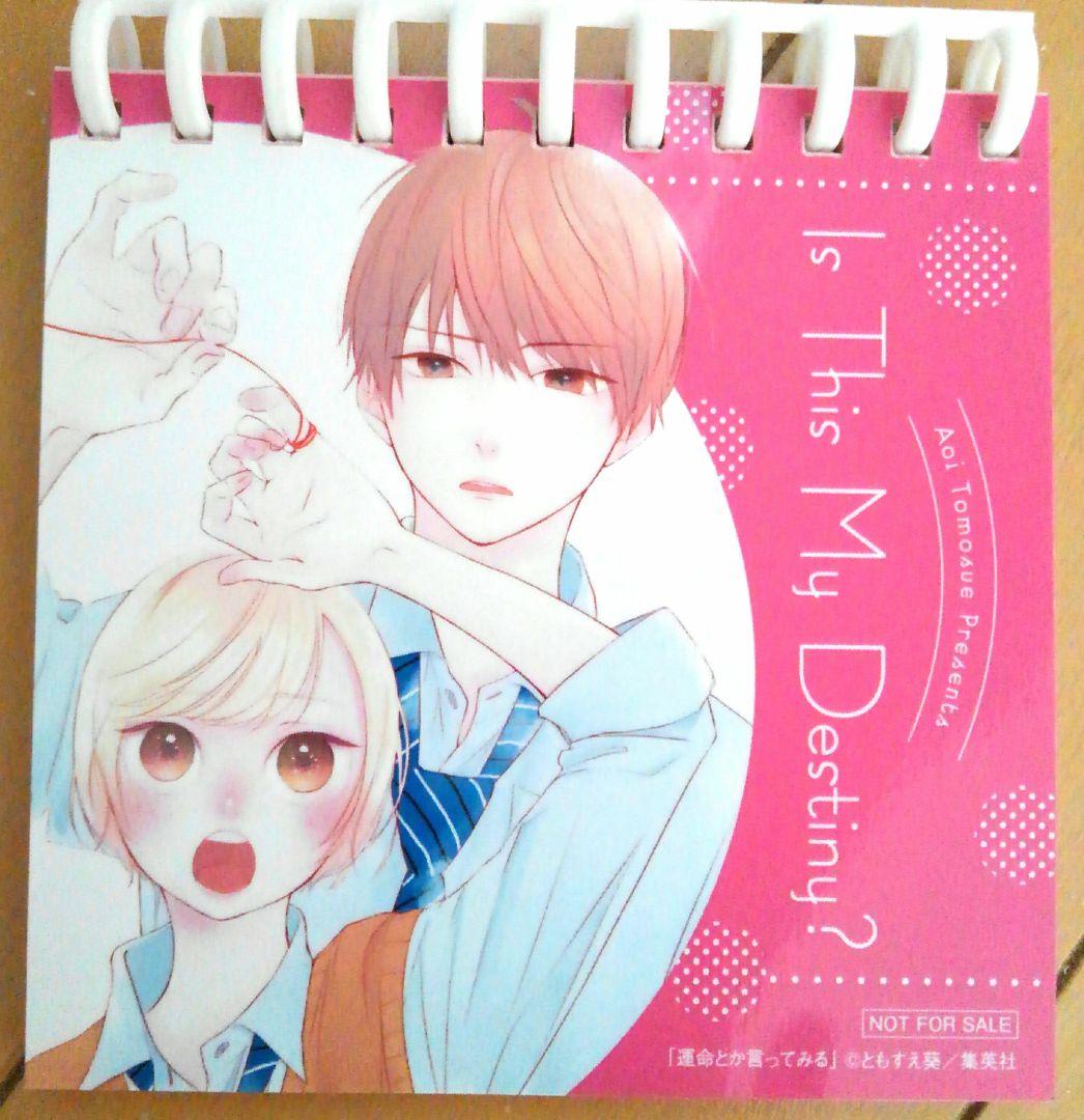 別冊マーガレット 運命とか言ってみる 恋するメモパッド　非売品　レア