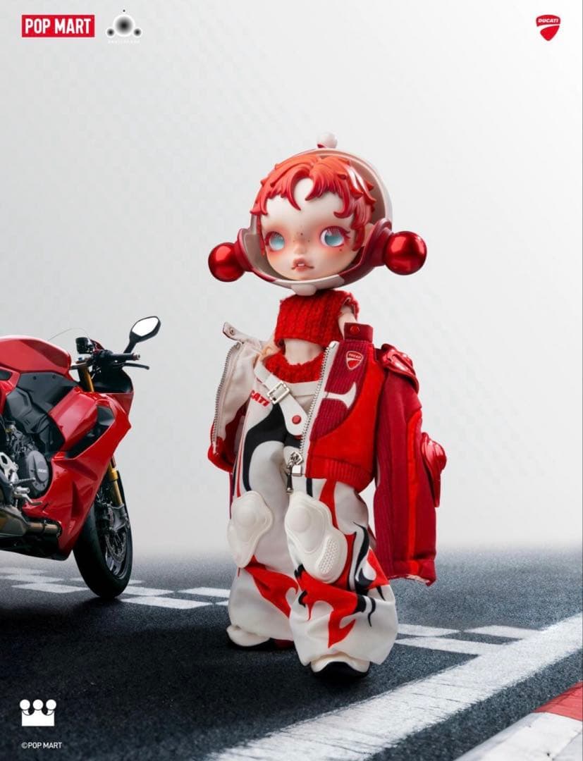 POPMART SKULLPANDA✖️Ducati BJD
