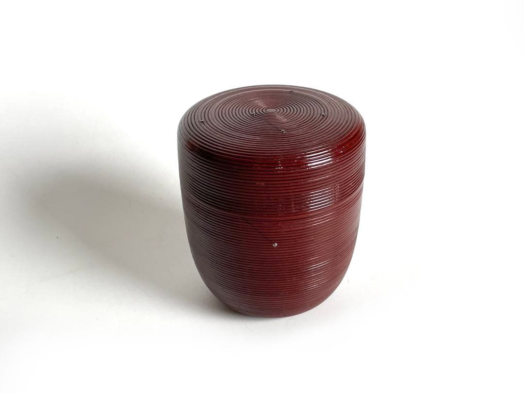 塗師　吉田一峰　鵬雲斎好　三光棗　なつめ　共箱　漆器　漆塗り