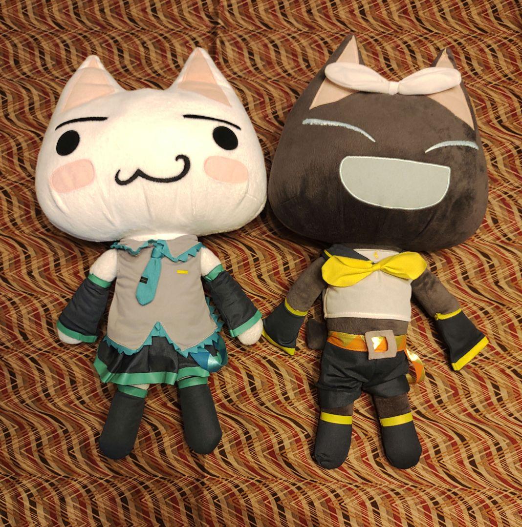 どこでもいっしょ　初音ミク　鏡音リン　コラボぬいぐるみ 2体セット