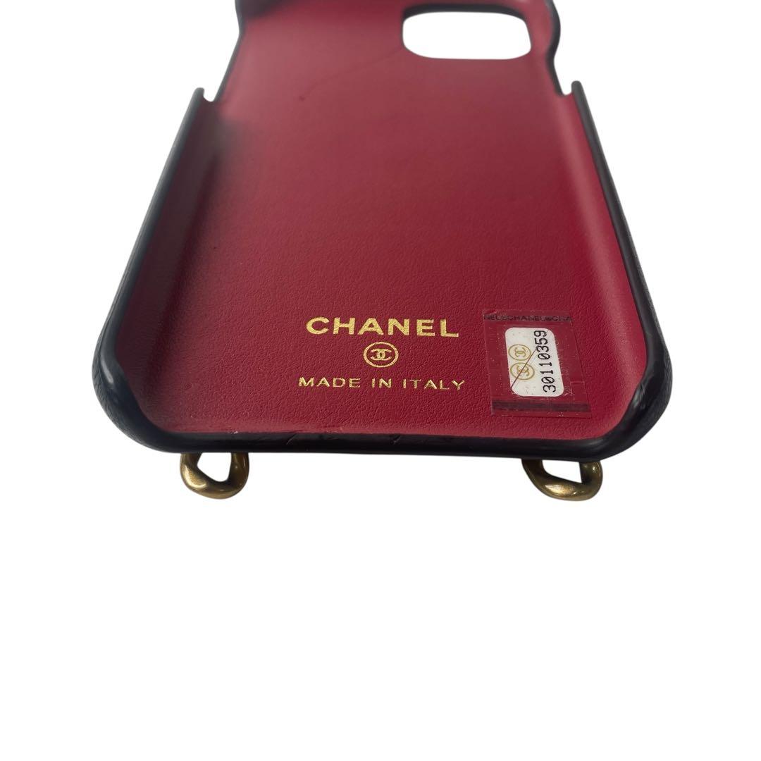 シャネルCHANELココマーク iPhoneケース チェーン ショルダー 30番