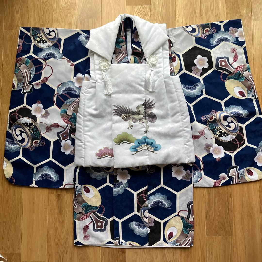 七五三　３歳　被布セット　男の子