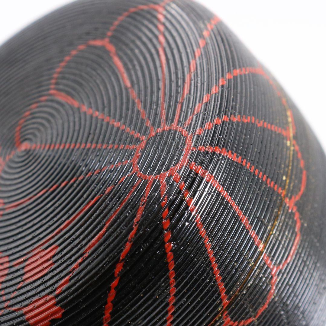 中村宗悦作 鵬雲斎好 寿輪棗 小林太玄書付 共箱　V872　N6