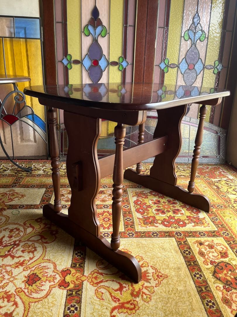 ダイニングテーブル インテリア アンティーク 昭和レトロ