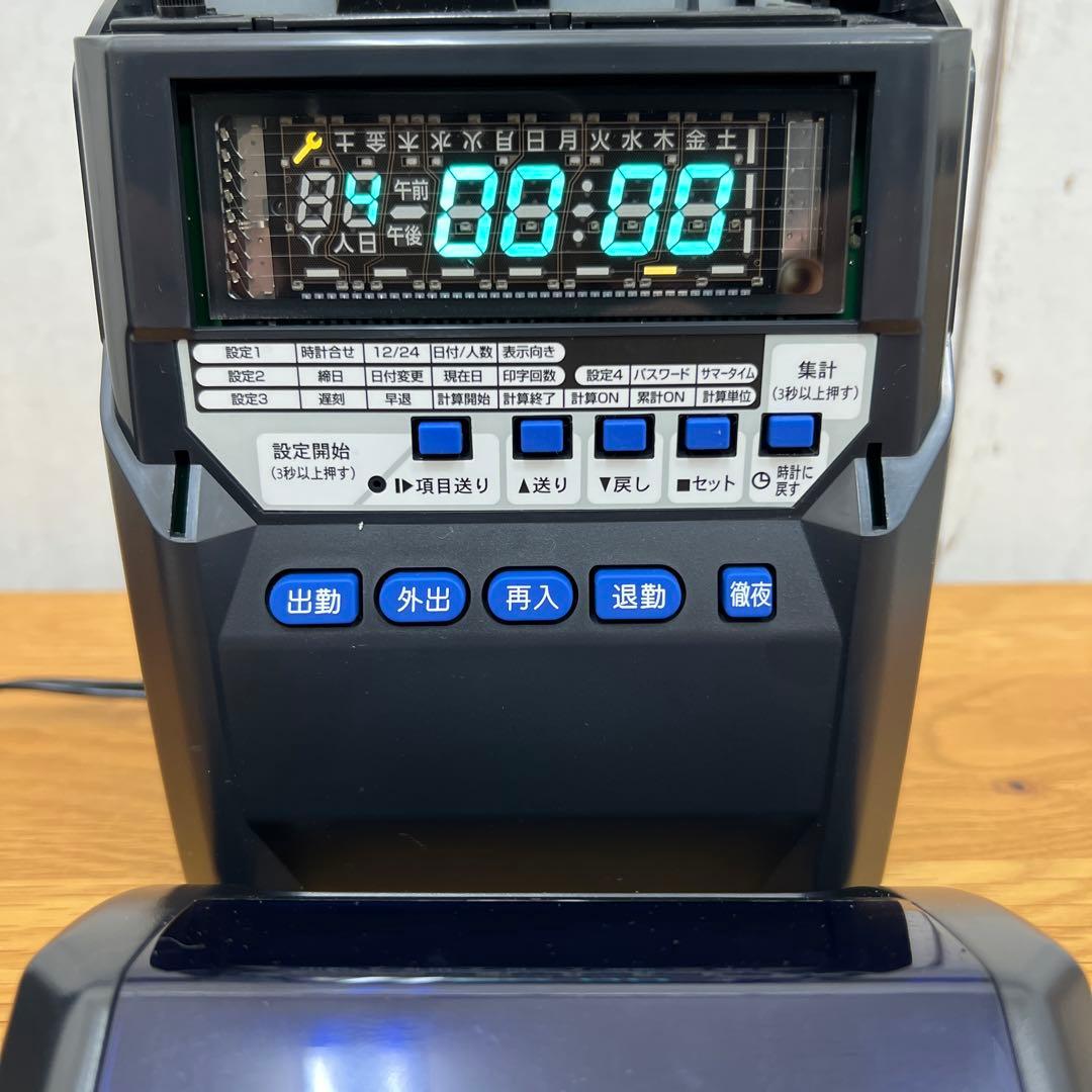 「超美品」MAX電子タイムレコーダー ER-110SIV