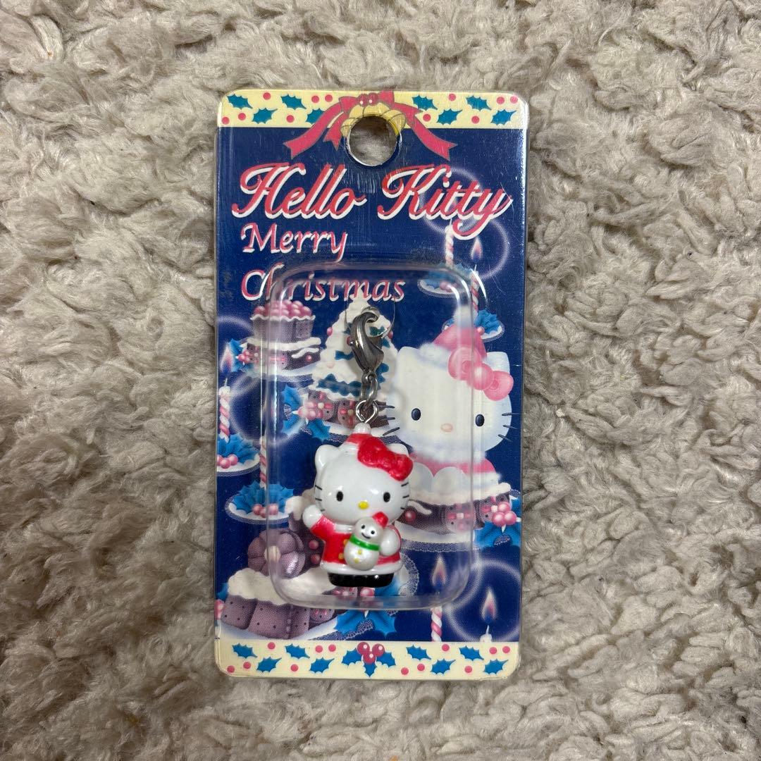 【激レア】ご当地キティ　クリスマス　サンタと雪だるま　ハローキティ　根付け