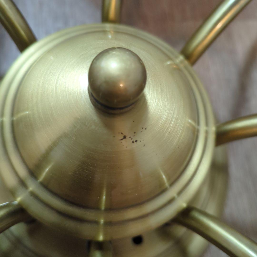 ホワイトガラス 8灯シャンデリア