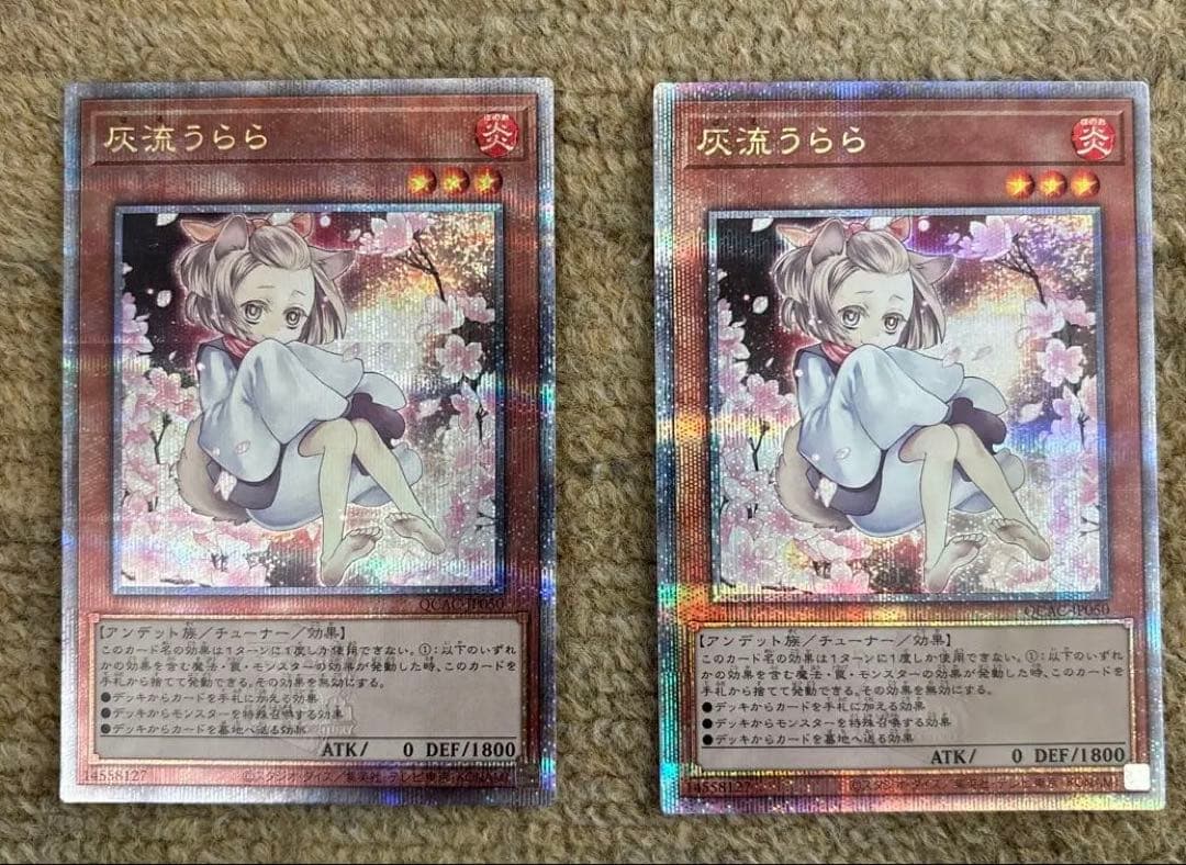 遊戯王　灰流うらら　絵違い 25th