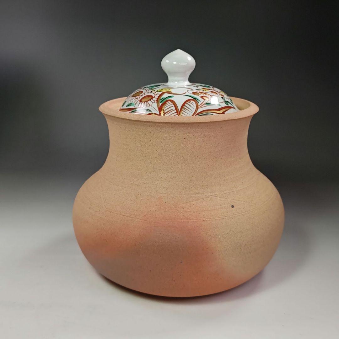 イ705 水指『大仙窯』『ハンネラ　水指』茶道具