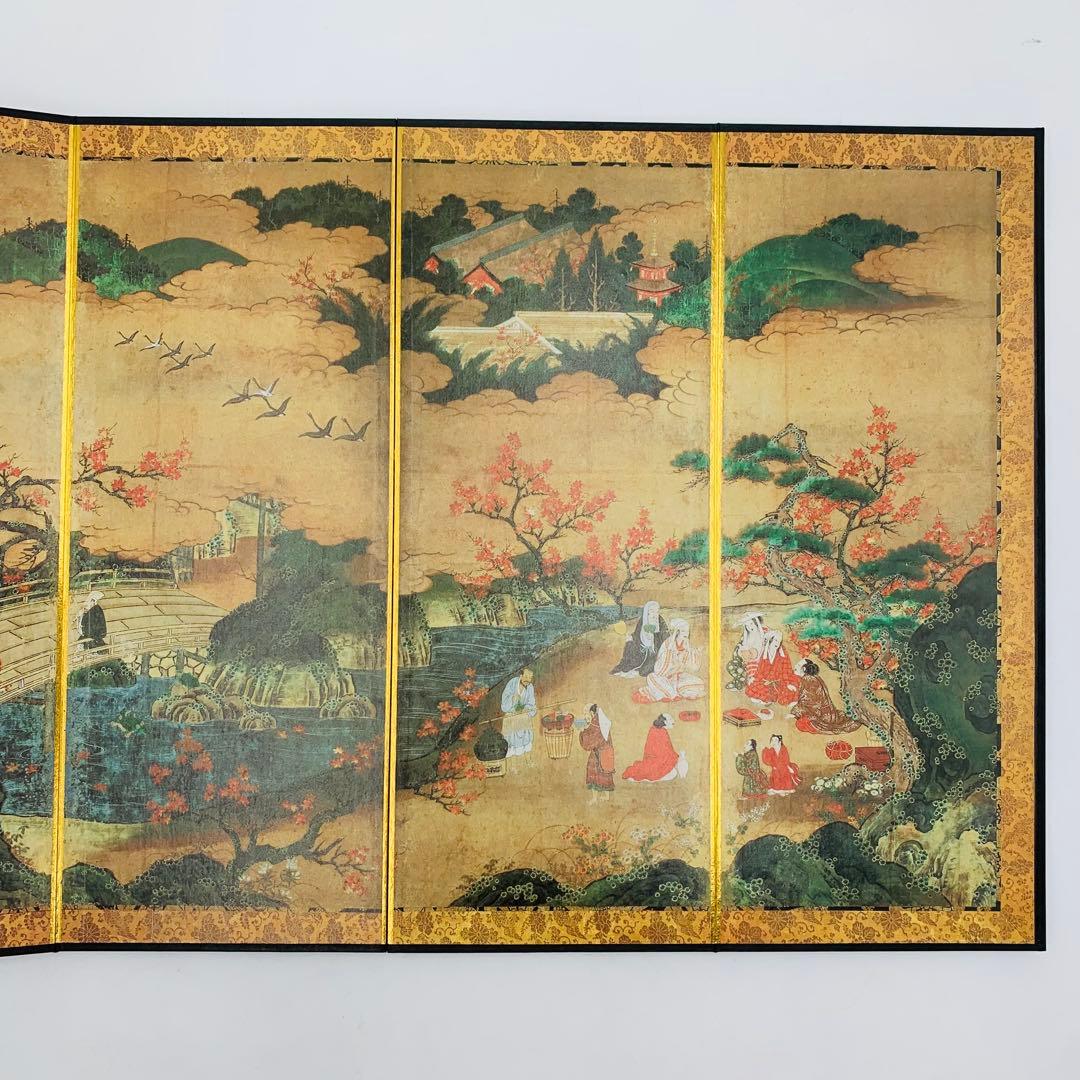 国宝 高雄観楓図屏風 狩野秀頼筆 東京国立博物館蔵 便利堂