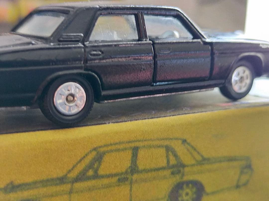 幻 初代 プレジデント カスタム品 黒箱 トミカ 日本製 150型 1F