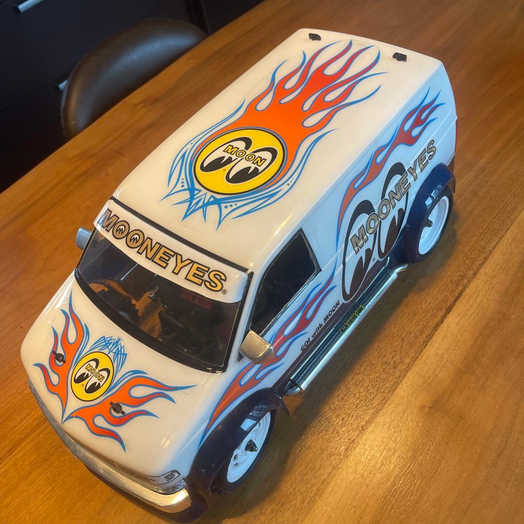 MOONEYES★フレイムスデザイン★OSエンジン4WDバック付き