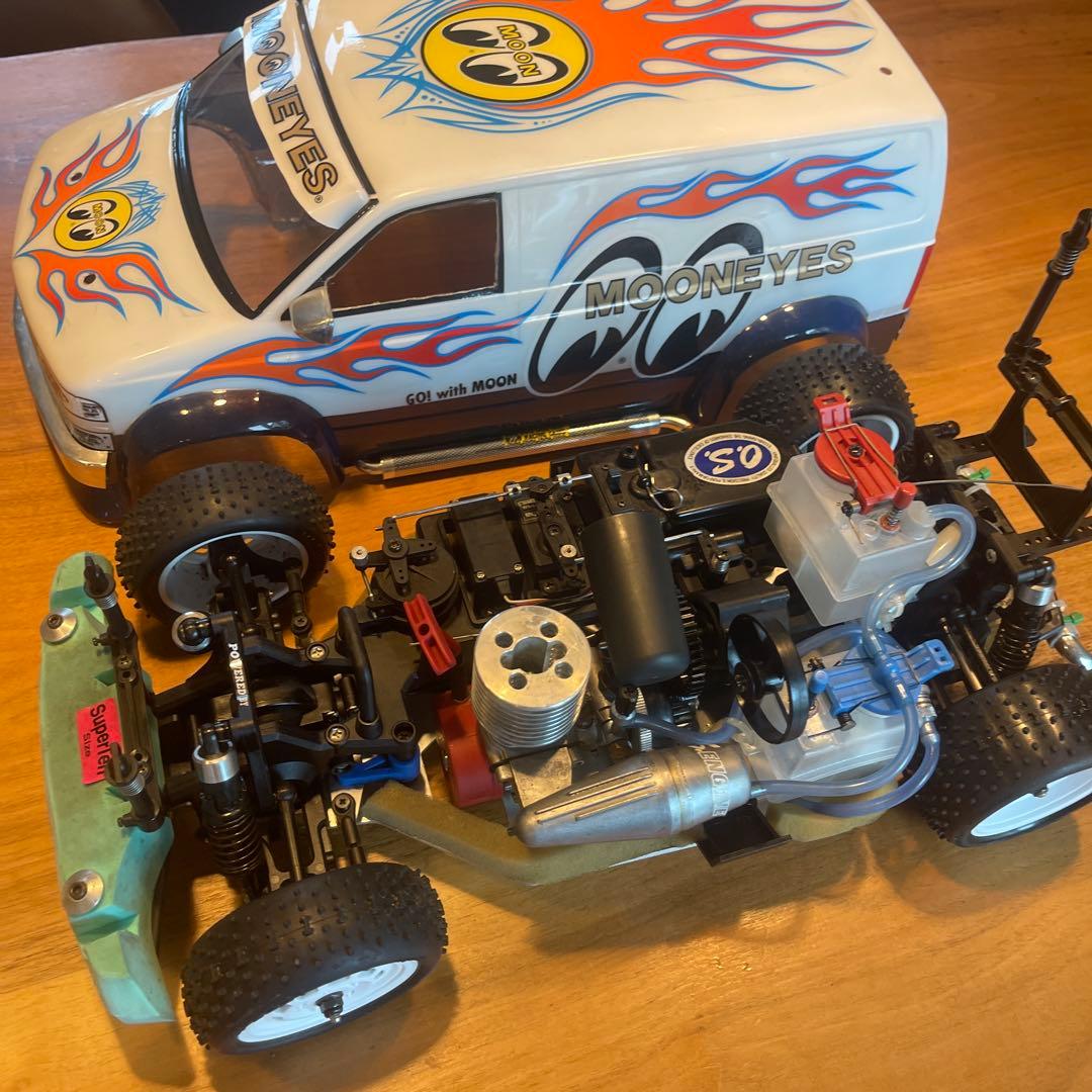 MOONEYES★フレイムスデザイン★OSエンジン4WDバック付き