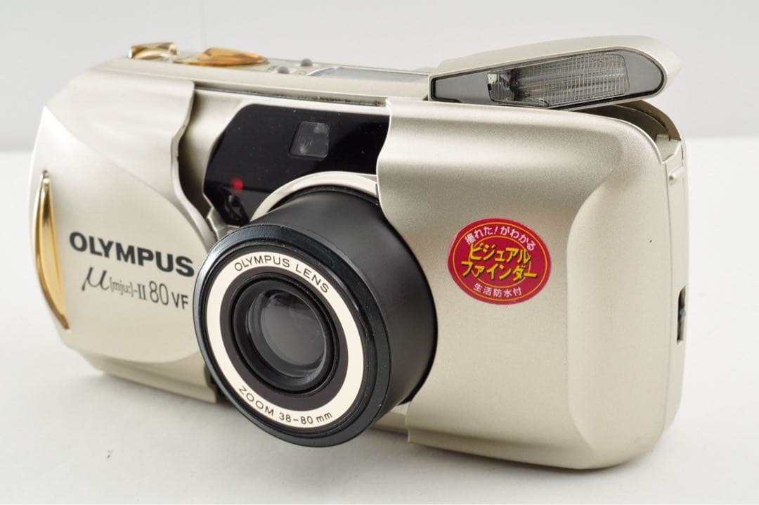 美品　OLYMPUS μ-ii mju 80 VF ミュー フィルムカメラ