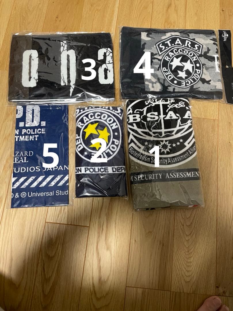 希少　バイオハザード　タオル等　5点セット