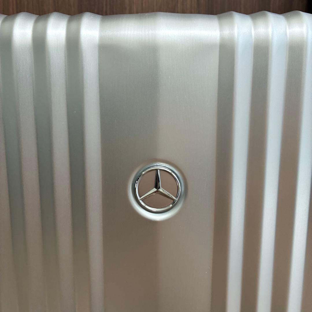 【未使用】メルセデスベンツ　アルミキャリーケース　スーツケース送料込65ℓ