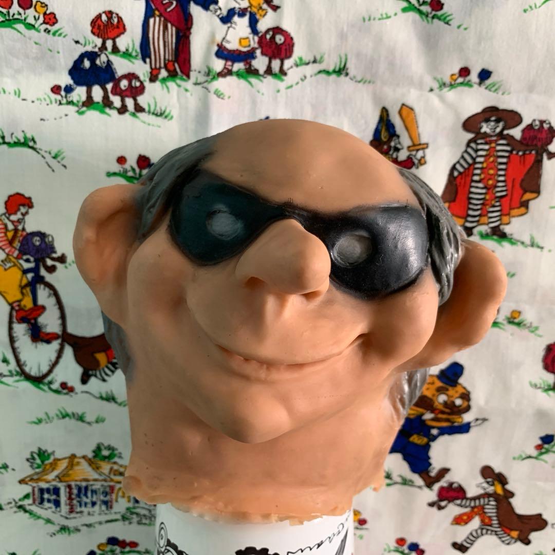 レア ビンテージ マクドナルド ハンバーグラー パペット ヘッド　ディスプレイ