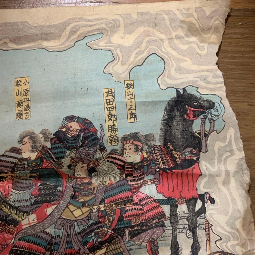 浮世絵和紙ですが印刷かもしれません