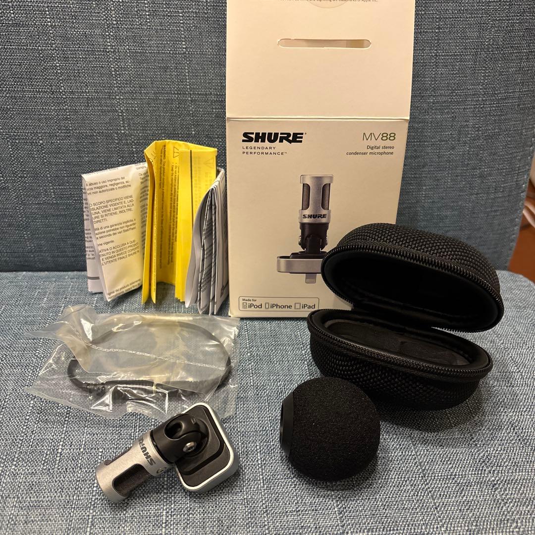SHURE MV88 コンデンサーマイク