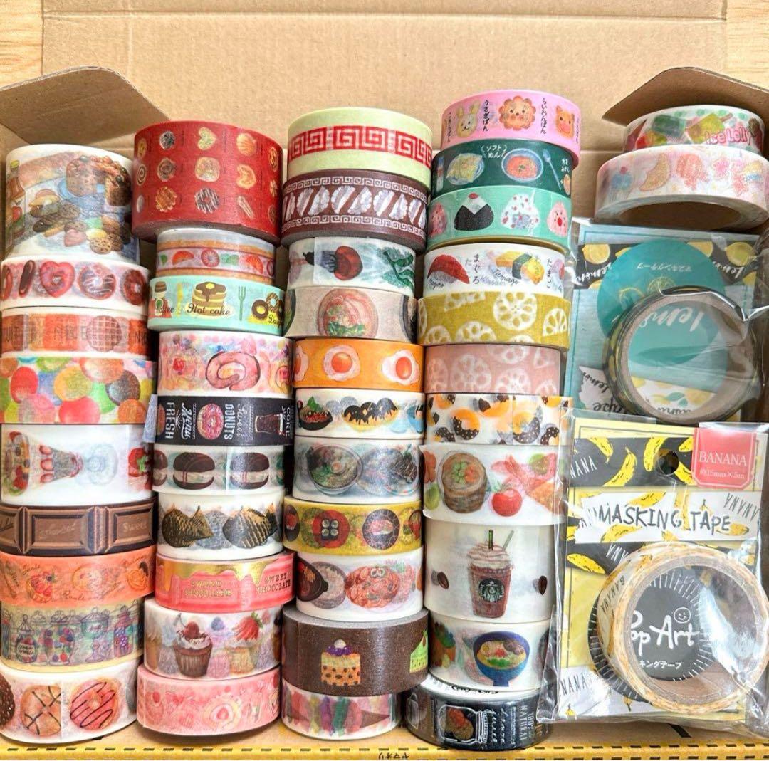 フード 食べ物 日本製 海外製 マスキングテープ まとめ売り 大量