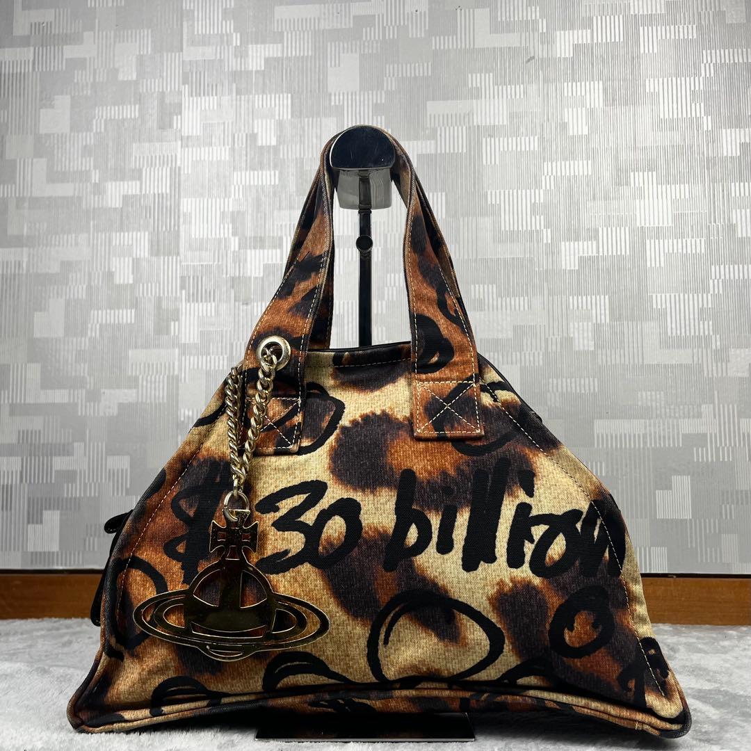 Vivienne Westwood オーブ レオパード ハンドバッグ