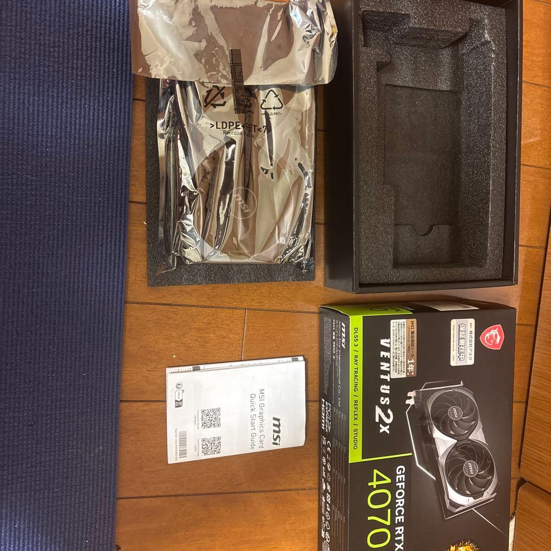 グラフィックボード・グラボ・ビデオカード MSI GeForce RTX 4070 VENUS 2X