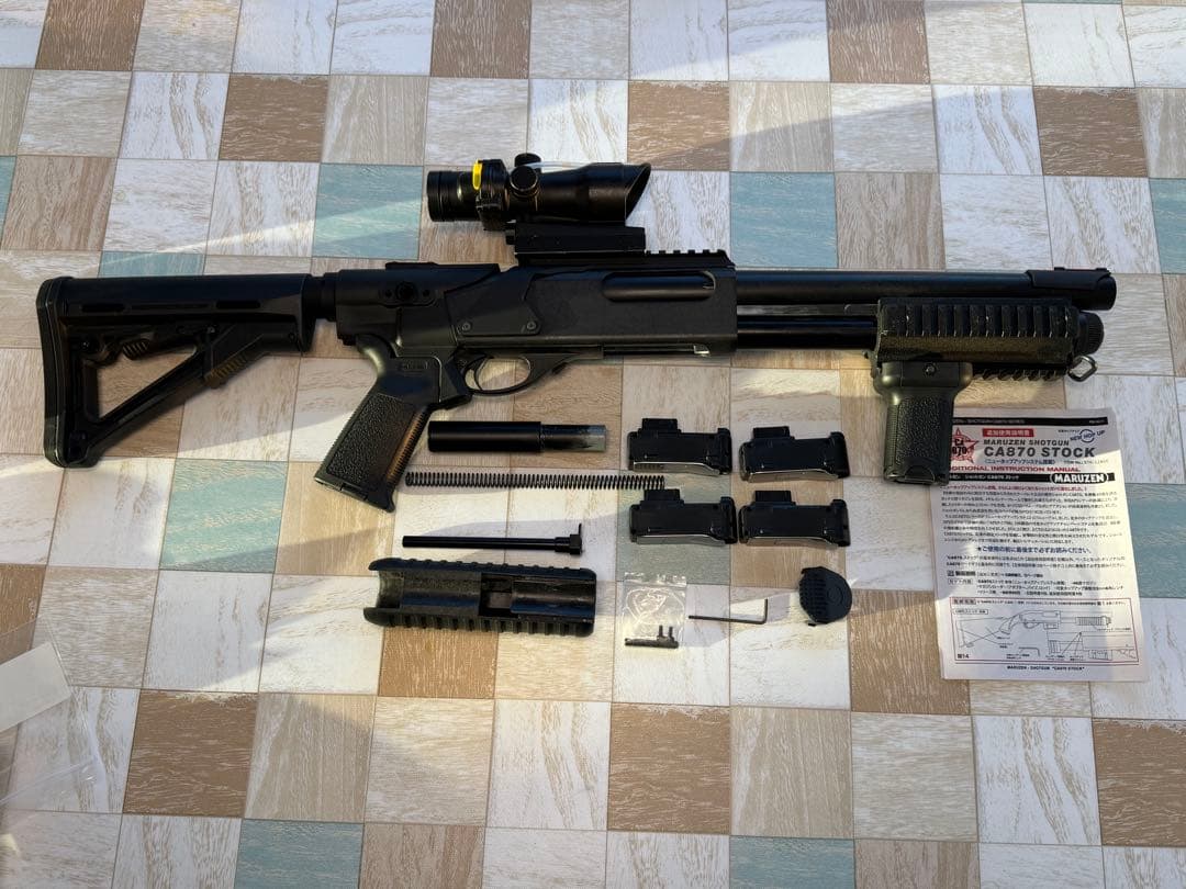 マルゼン　CA870 カスタム　4倍スコープ付き　ショートマガジン