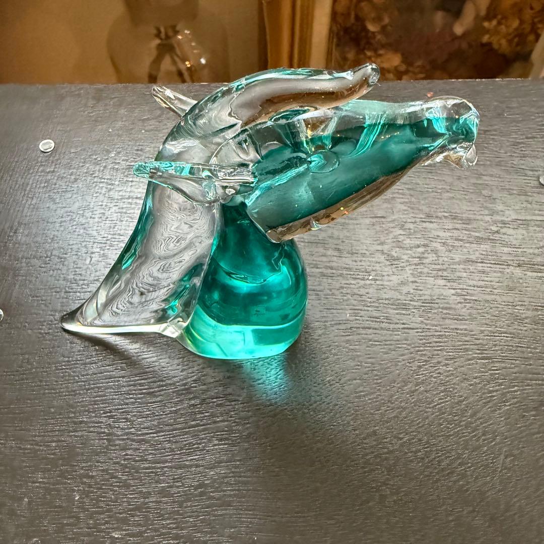 ムラーノグラス 馬 murano vetri ビンテージ ヴェネツィアンガラス