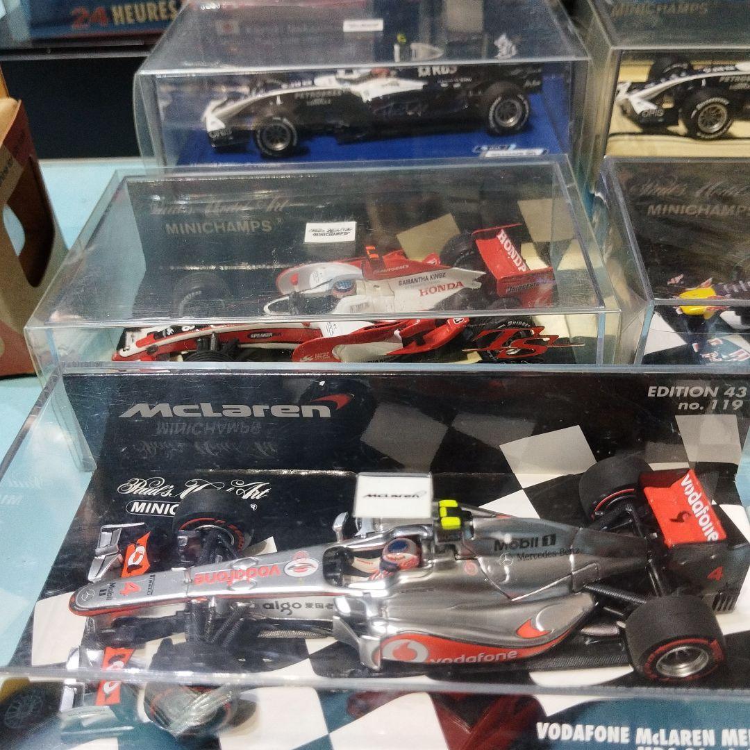 ミニチャンプス1/43 F1 ルマン 1/8セナヘルメット他