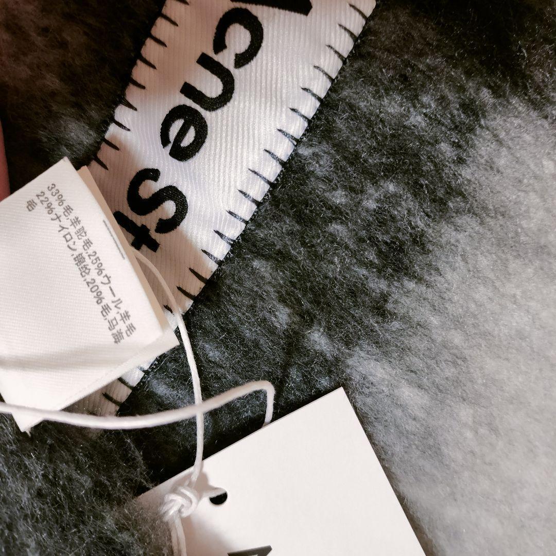 タグ付き　Acne Studios モヘアチェックスカーフ
