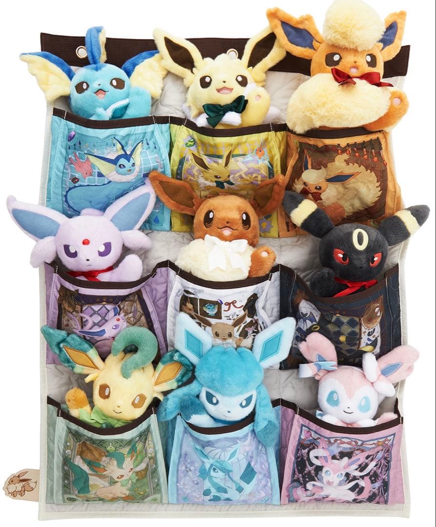 ポケモン Eevee Collection ウォールポケット ぬいぐるみ 9種