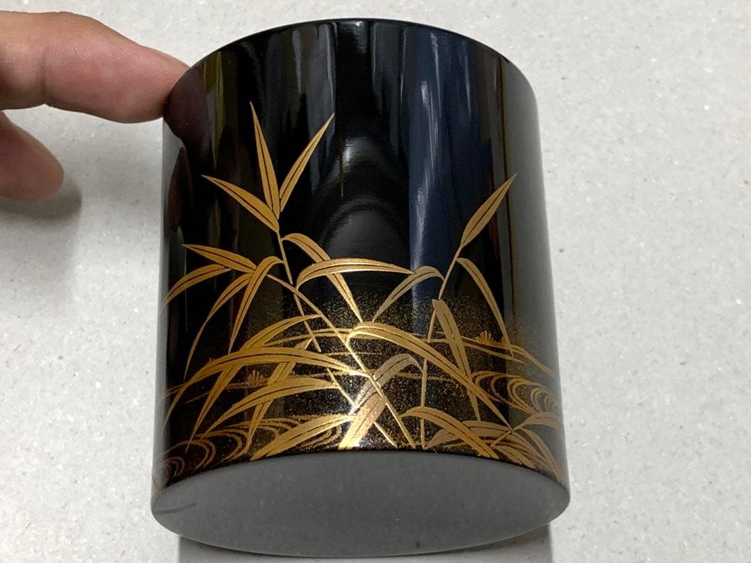平安光入 鈴木光入 広沢蒔絵 金輪寺茶入 茶器 棗 茶道具 薄茶器 茶道具