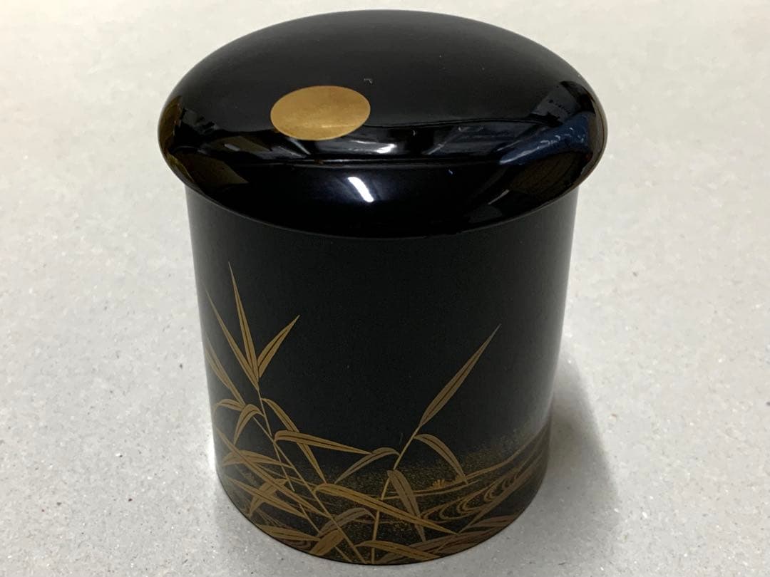 平安光入 鈴木光入 広沢蒔絵 金輪寺茶入 茶器 棗 茶道具 薄茶器 茶道具