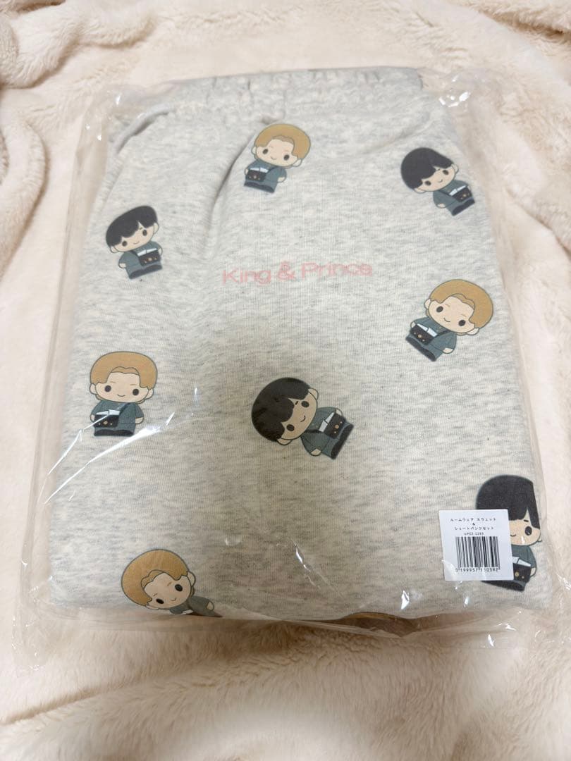 【King & Princeルームウェア スウェット＆ショートパンツセット】