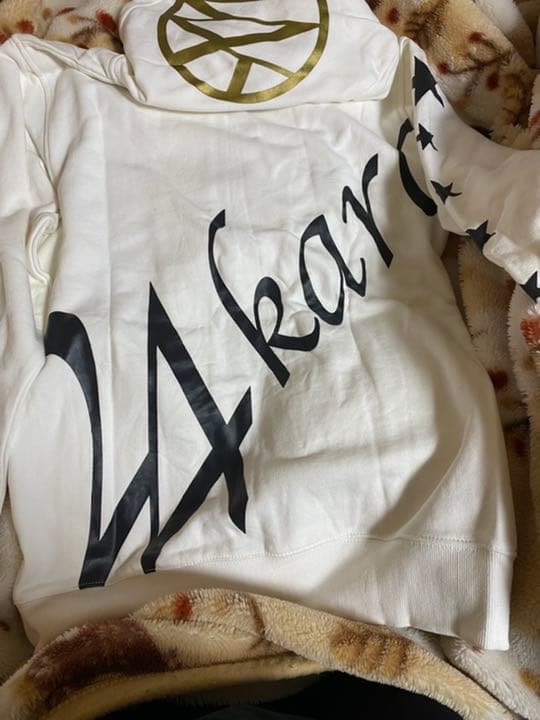 EXILE MATSU直筆サイン入り24Karatsフルジップパーカー