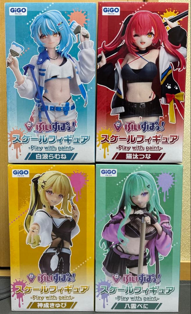 GIGO限定　ぶいすぽ　スケールフィギュア 4個セット