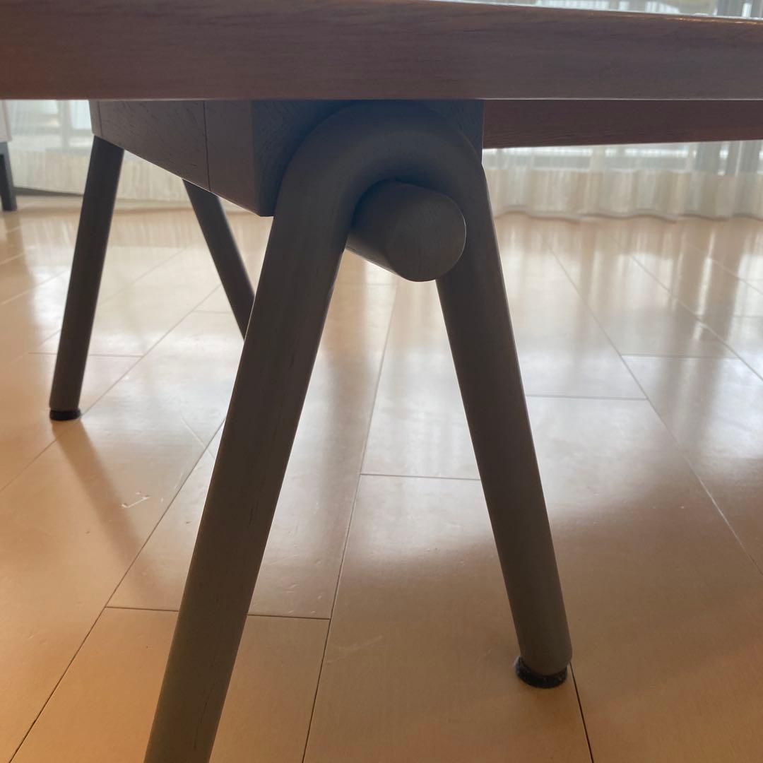 ACTUS ダイニング ローテーブル ナラ無垢材 オーク材