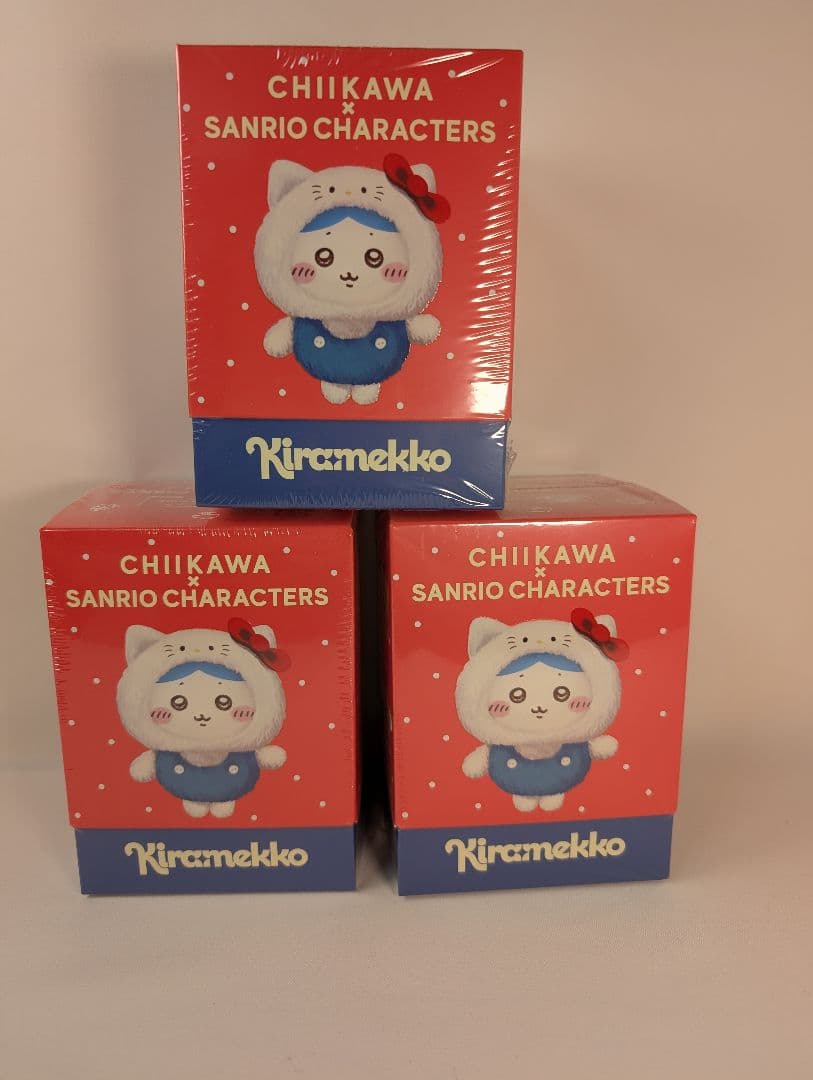 ちいかわ　サンリオ　キラメッコ　ぬいぐるみ　三種セット　古本屋　うさぎ　ちいかわ