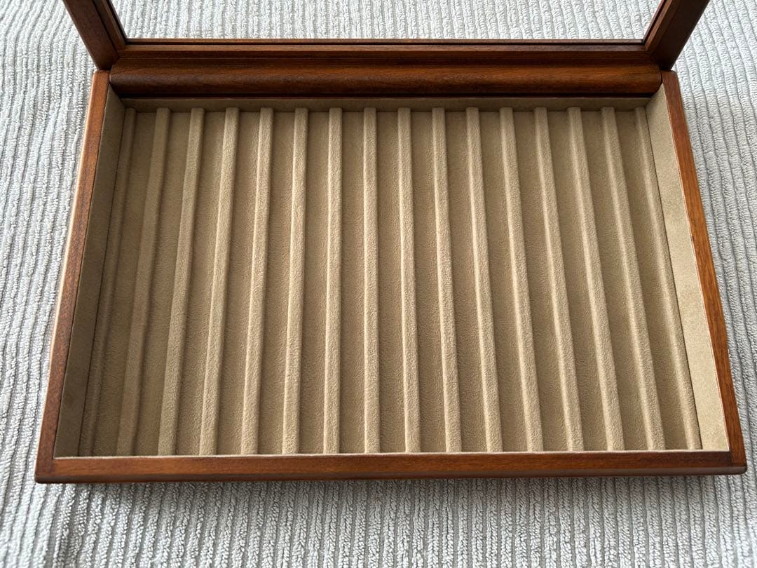 豊岡クラフト ペントレイ(固定蓋付き) 15本用 収納ケース