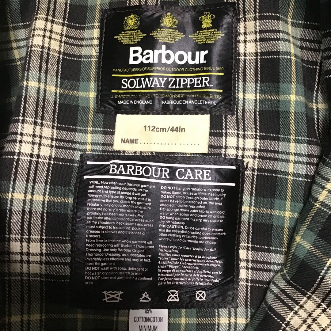 barbour solway zipper ソルウェイジッパー C44 88年