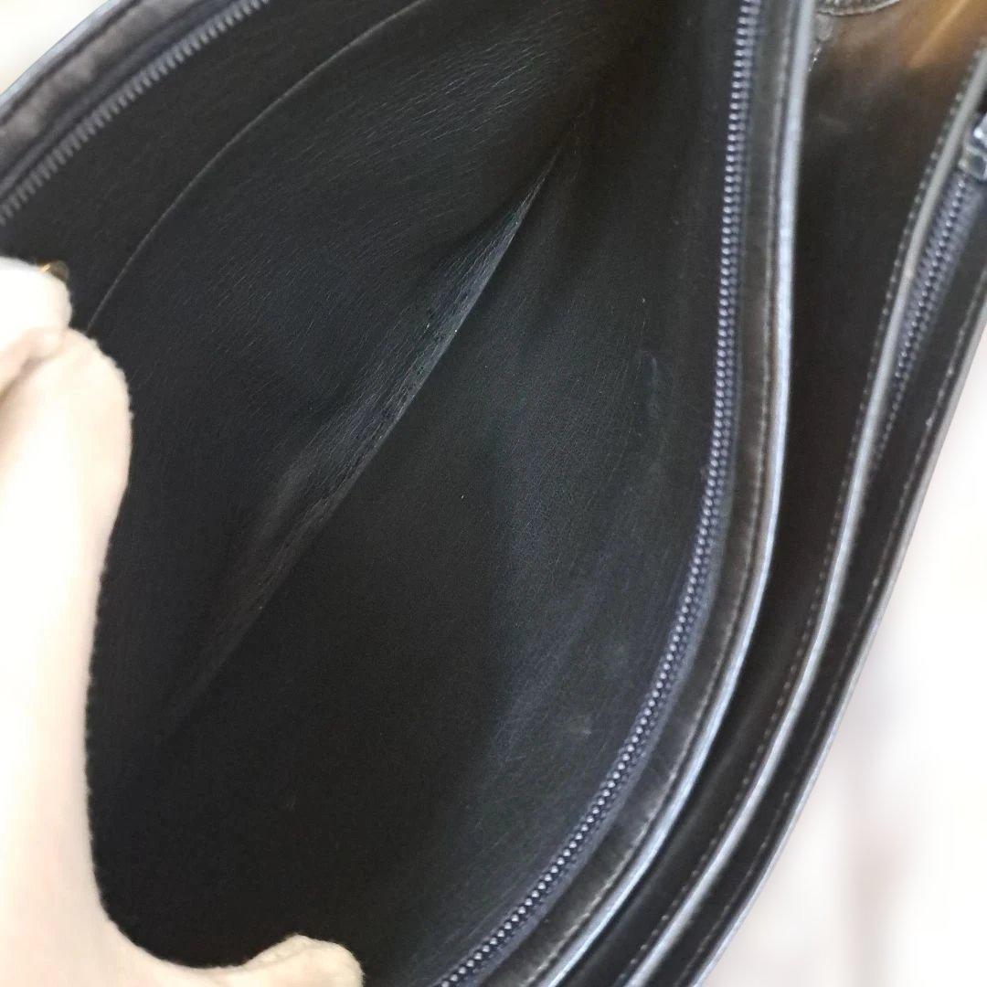 クリスチャン・ディオール ブラックレザーショルダーバッグ 最終値下げ