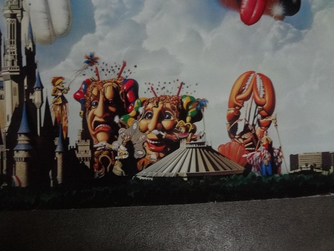 ディズニーリゾート　入手困難Ｂ０サイズポスター●左上キレ有補修済