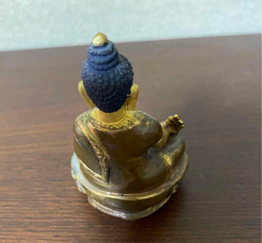 チベット　銅製　特大鍍金仏　ネパール仏像　家内仏堂 奉納 装飾品 工芸品 置物