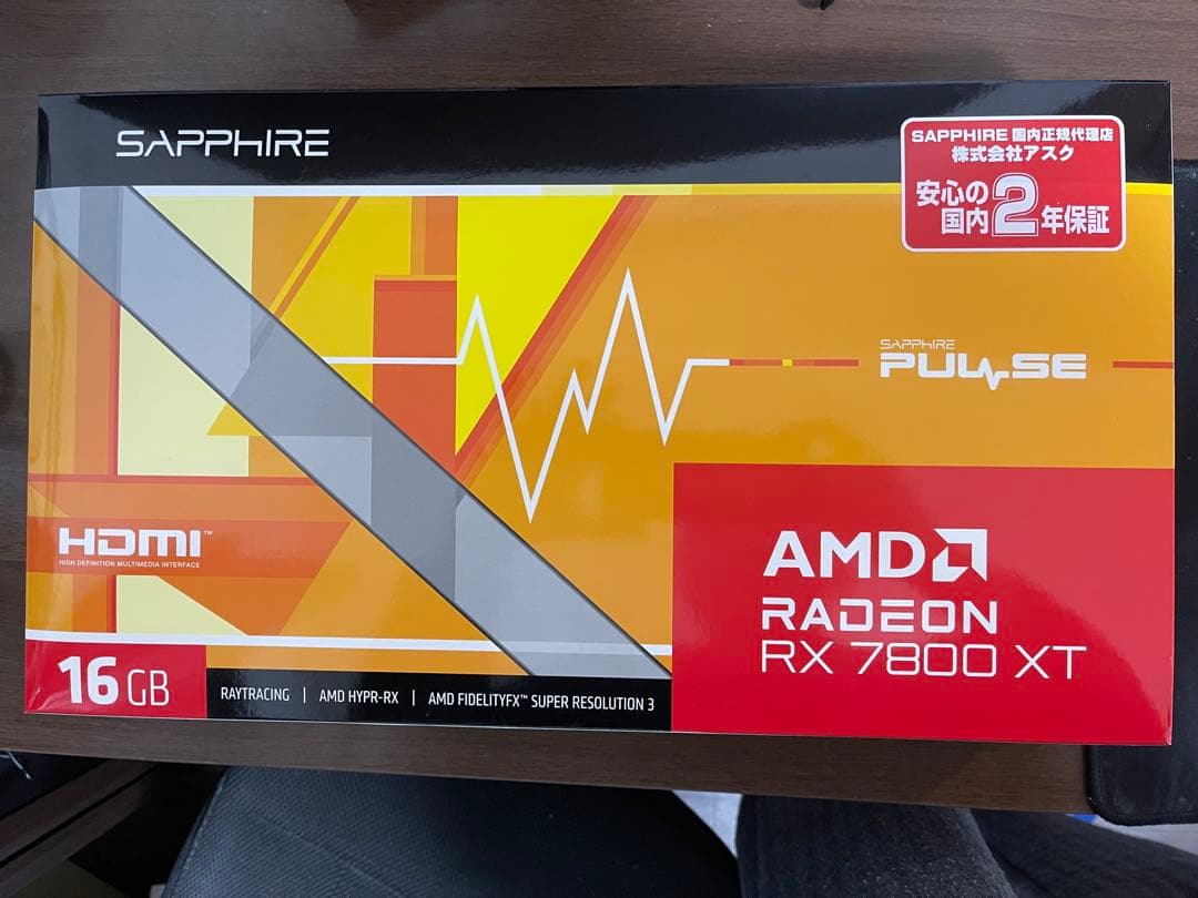 グラフィックボード・グラボ・ビデオカード SAPPHIRE AMD Radeon RX 7800 XT 16GB