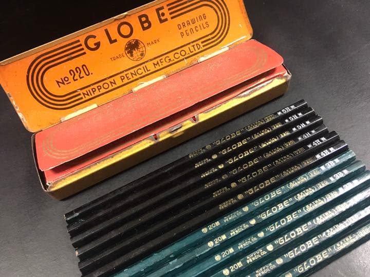 廃盤品／レトロ　GLOBE鉛筆